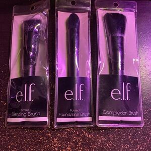 e.l.f. Makeup Brush Set - Black